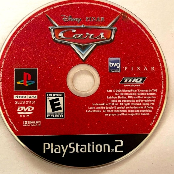 Other - Disney Pixar Cars PlayStation 2 Video Game